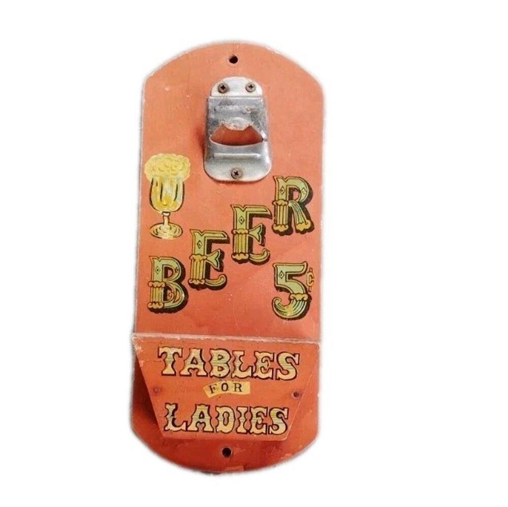 Vintage Wall Mounted Bottle Opener
